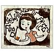 Snow White Beware of Free Food Canvas Giclee Print
